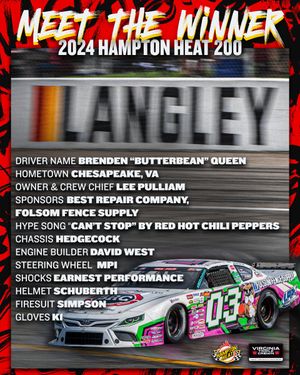 Image post by @NASCARRegional on Twitter