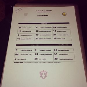 Image post by @tommiemhockey on Instagram