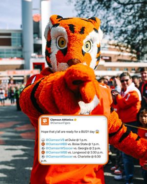 Image post by @clemsontigers on Instagram