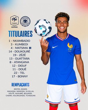 Image post by @equipedefrance on Twitter