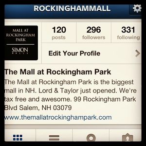 Image post by @rockinghammall on Instagram