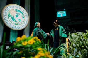 Image post by @usf_pres on Instagram