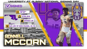 Image post by @ualbanyfootball on Instagram