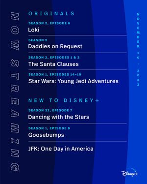 Image post by @DisneyPlus on Twitter