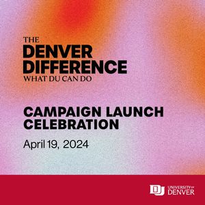 Image post by @uofdenver on Instagram