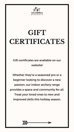 Video post by @CallowhillArchery on Facebook