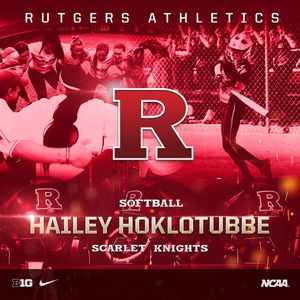 Image post by @ru_softball on Instagram