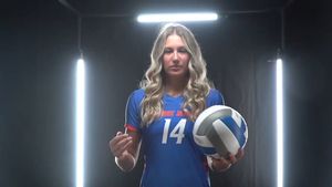 Video post by @broncosportsvb on Twitter