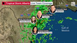 Image post by @weatherchannel on Twitter