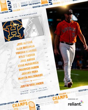 Image post by @astros on Twitter