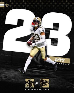 Image post by @Saints on Twitter