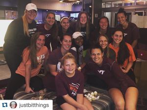 Image post by @hokiessoftball on Instagram