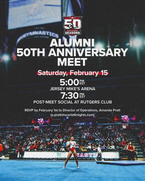Image post by @rutgersgymnastics on Instagram