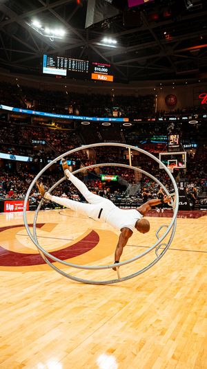 Image post by @CavsEntertainmentTeams on Facebook