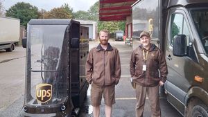 Image post by @UPS on Twitter