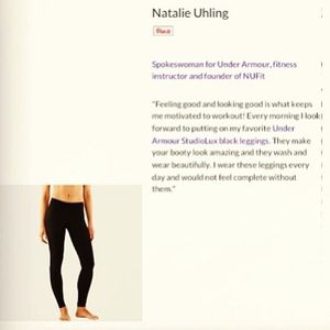 Image post by @underarmourwomen on Instagram