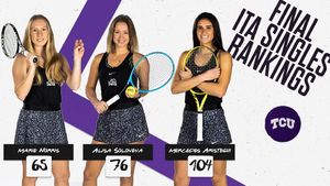 Image post by @tcuwomenstennis on Instagram