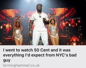 Image post by @50cent on Instagram