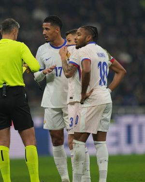 Image post by @equipedefrance on Twitter