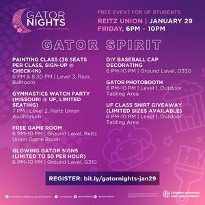 Image post by @ufgatornights on Instagram