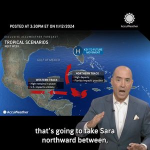 Image post by @AccuWeather on Facebook