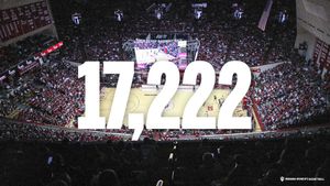 Image post by @IndianaWBB on Twitter