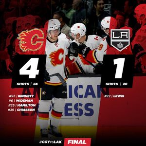 Image post by @nhlflames on Instagram