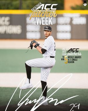 Image post by @wakebaseball on Instagram
