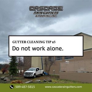 Image post by @CascadeRainGuttersInc on Facebook
