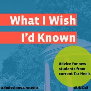 Image post by @uncadmissions on Instagram