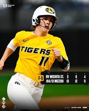 Image post by @MizzouSoftball on Twitter