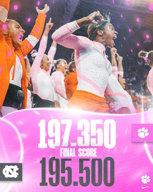 Image post by @clemsongymnastics on Instagram
