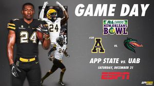 Image post by @appstate_fb on Instagram