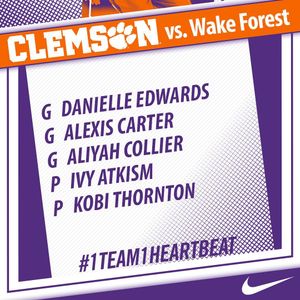 Image post by @clemsonwbb on Instagram