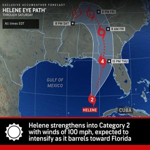 Image post by @accuweather on Twitter
