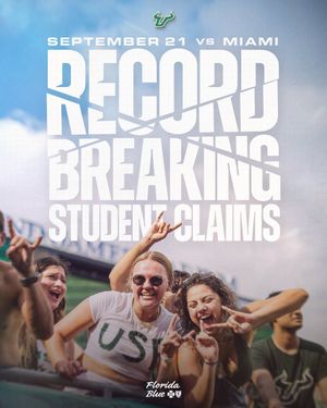 Image post by @USFAthletics on Twitter