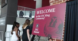 Video post by @uofscalumni on Facebook