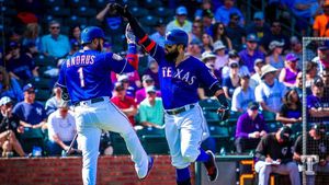 Image post by @rangersdetexas on Facebook