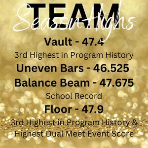 Image post by @gustavusgymnastics on Instagram