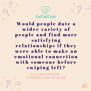 Image post by @theblinkdate on Instagram