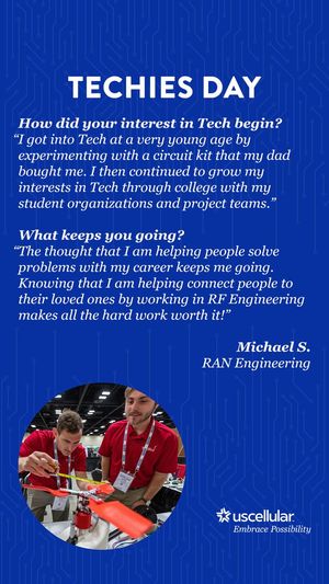 Image post by @uscellularcareers on Facebook
