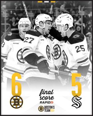 Image post by @NHLBruins on Twitter
