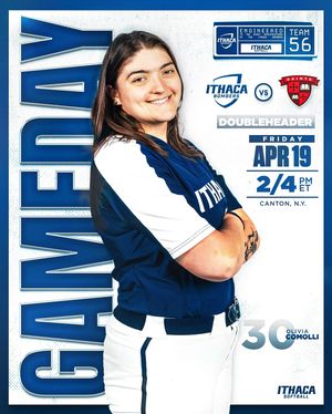 Image post by @ithaca_softball on Instagram
