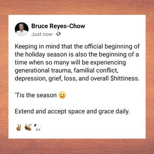 Image post by @breyeschow on Instagram