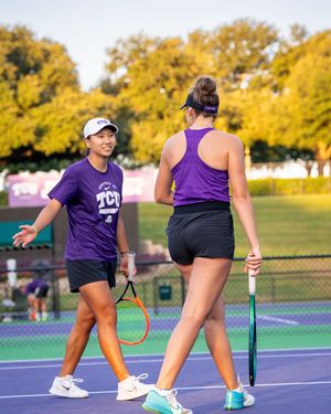 Image post by @tcuwomenstennis on Instagram