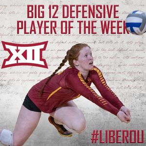 Image post by @iowastatevb on Instagram