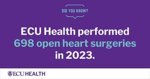 Image post by @ECUHealthNC on Facebook