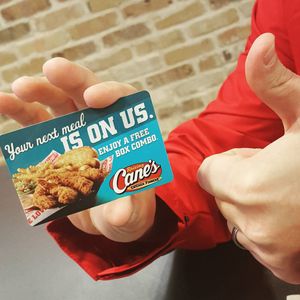 Image post by @raisingcanes on Instagram