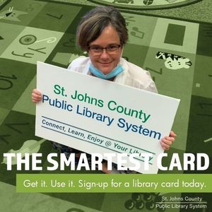 Image post by @stjohnscountylibrary on Instagram