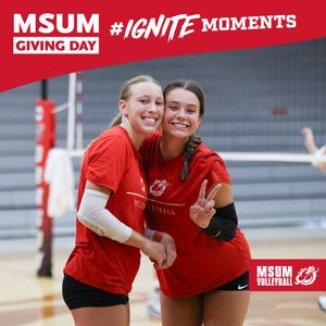 Image post by @msum_volleyball on Instagram